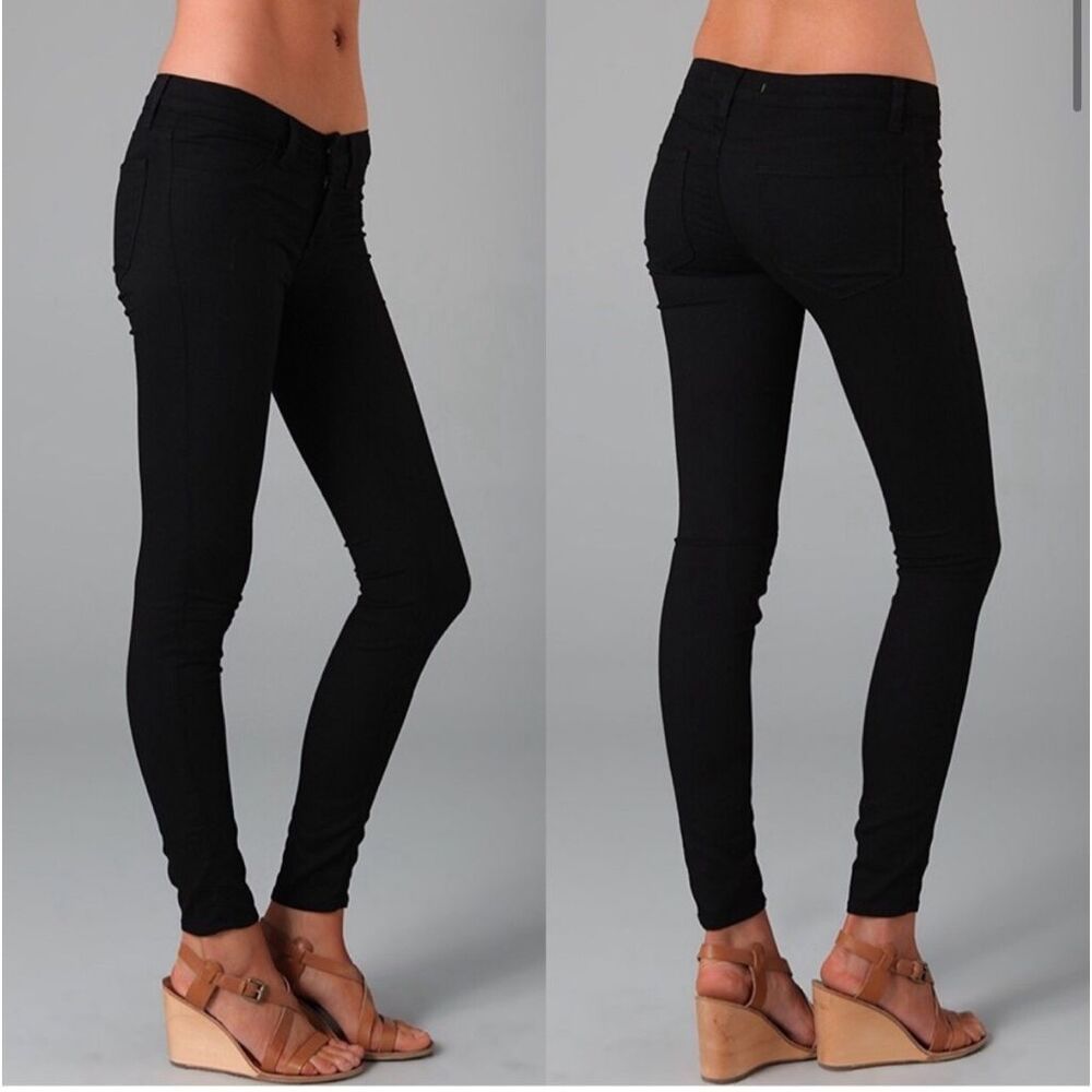 J Brand 901 Jean Pitch Leggings Size 30 Black